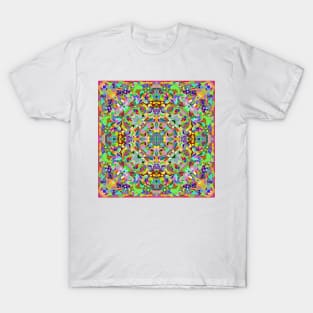 Bright square arabic ornate pattern T-Shirt